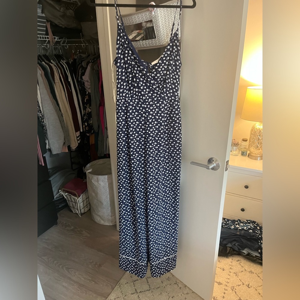 Floral Jumpsuit - wide leg